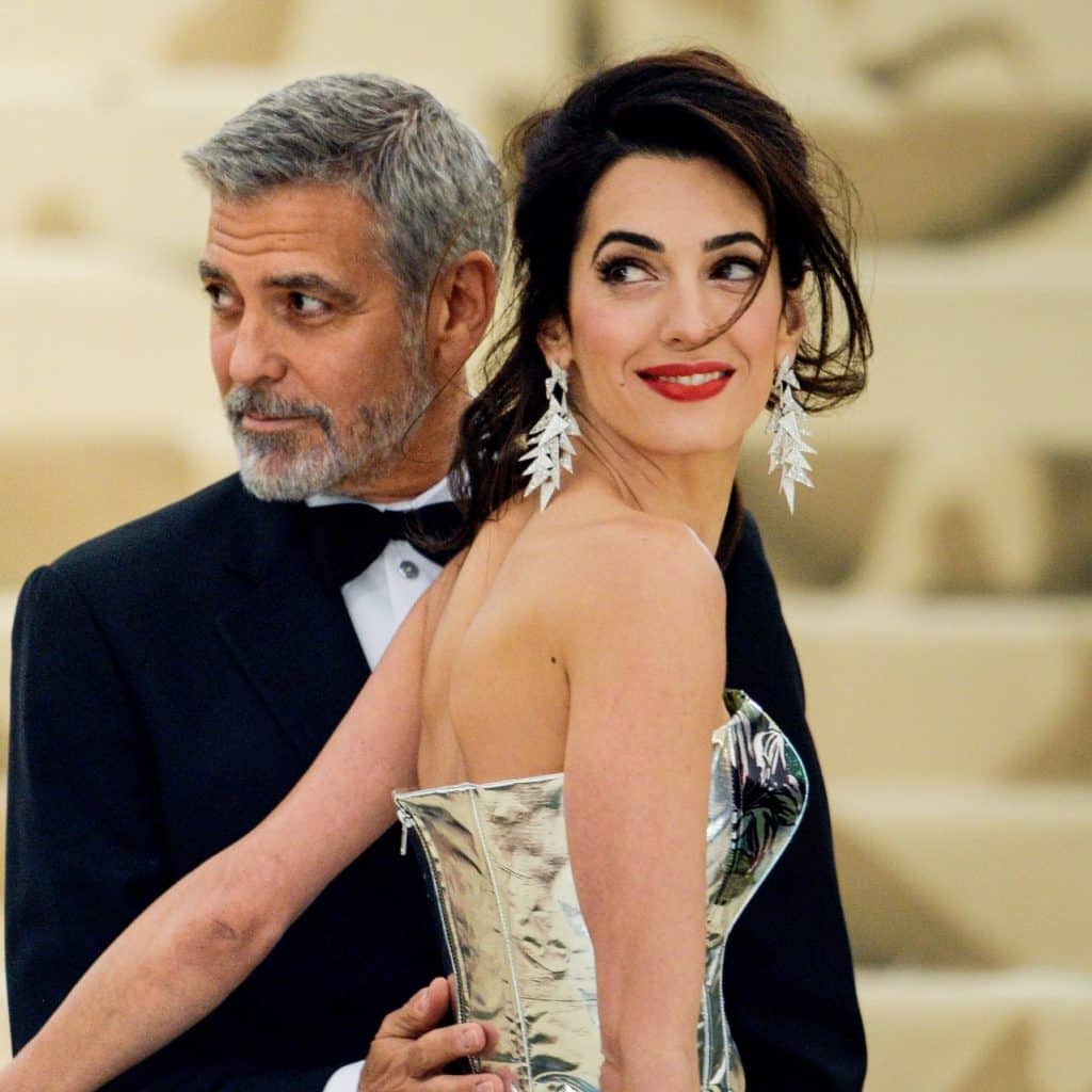 Amal Clooney jeung George Clooney