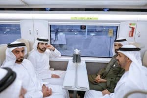 الشيخ محمد بن راشد يطلق شبكة السكك الحديدة الوطنية