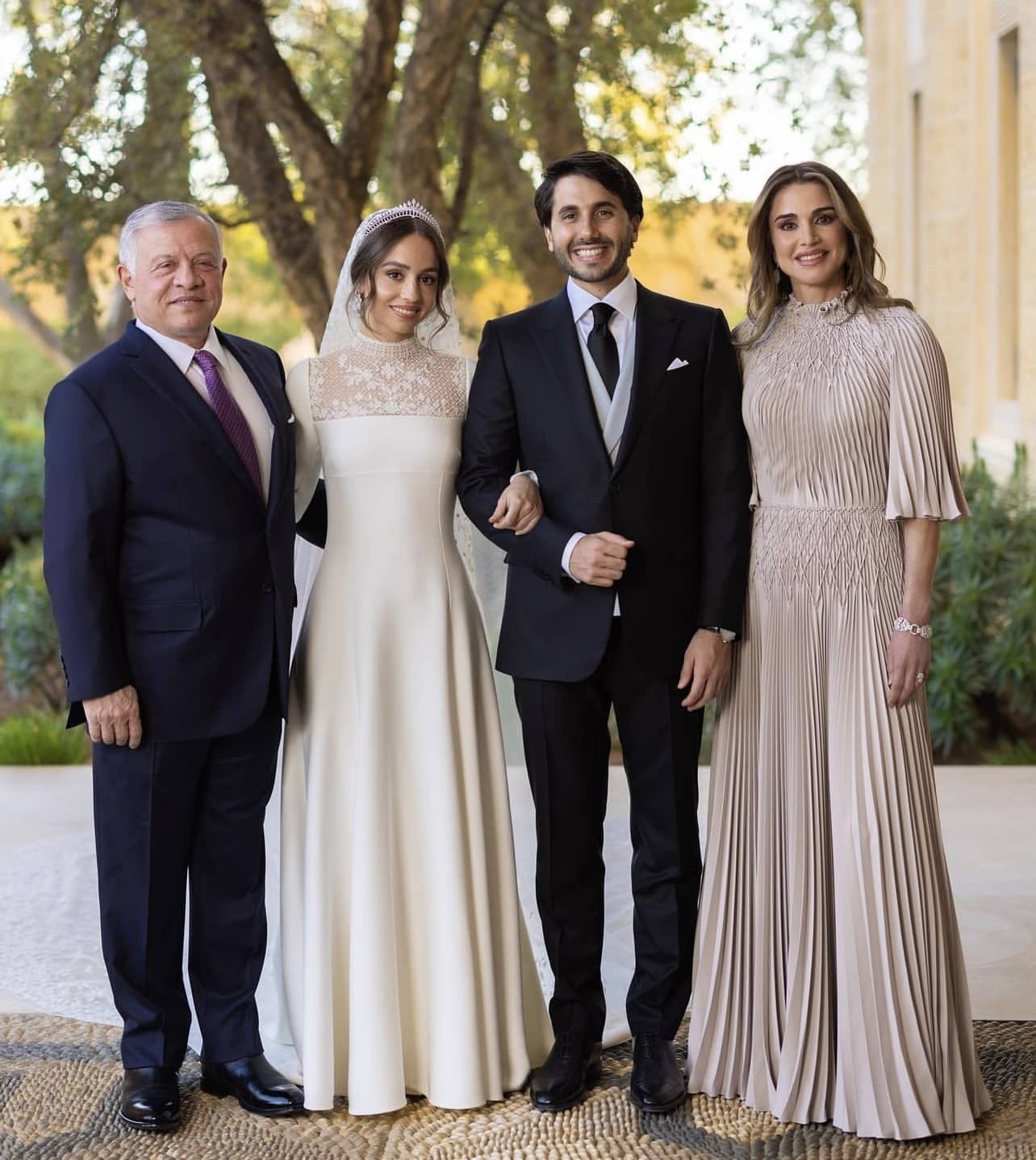 الملكة رانيا مع الأميرة إيمان