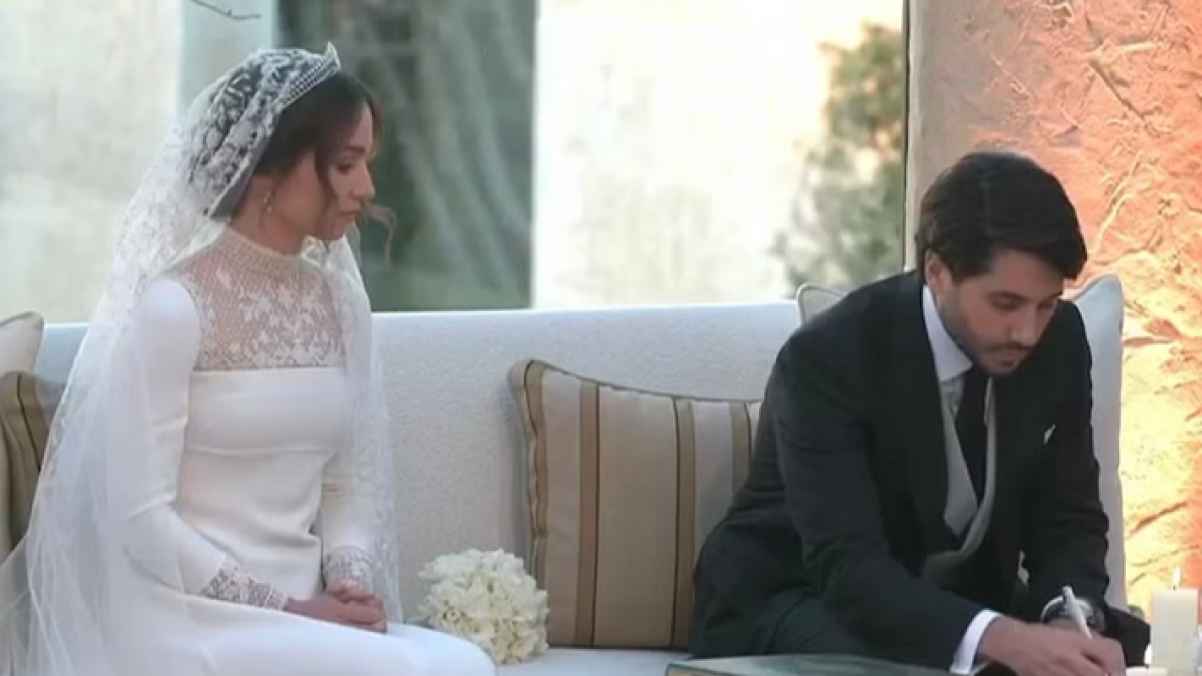 لقطات من زفاف الأميرة إيمان وزوجها السيد جميل إلكساندر 