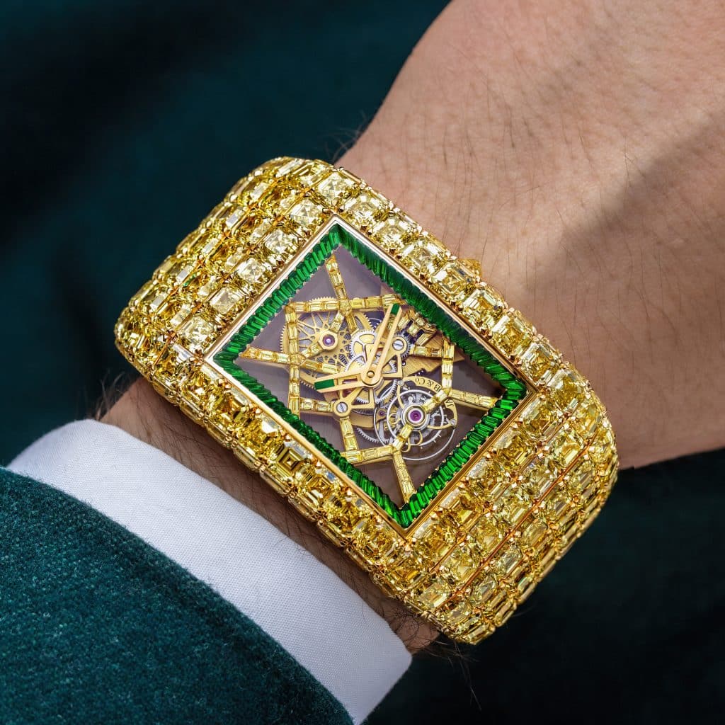 Billionaire Timeless Treasure השעון העליון מבית Jacob & Co