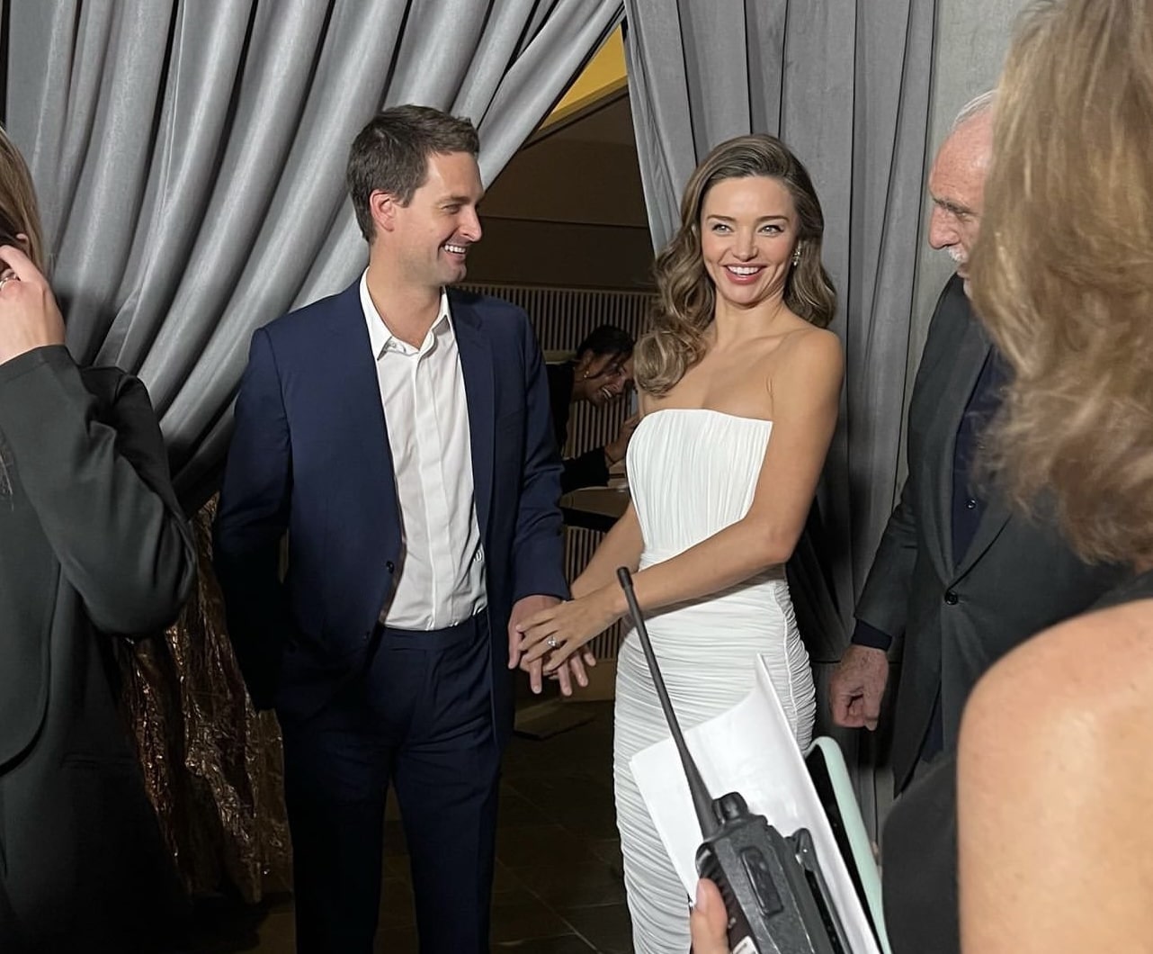 Miranda Kerr og hendes mand, grundlæggeren af ​​Snapchat