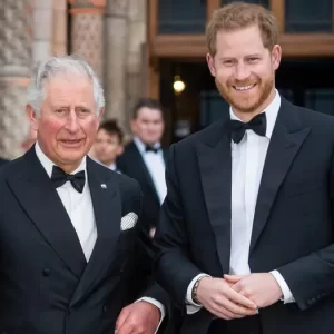 Kong Charles og Prins Harry