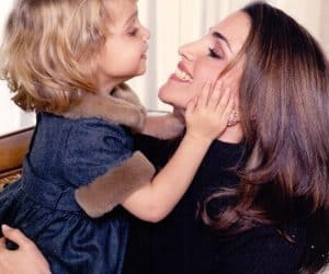 La regina Rania e sua figlia, la principessa Iman