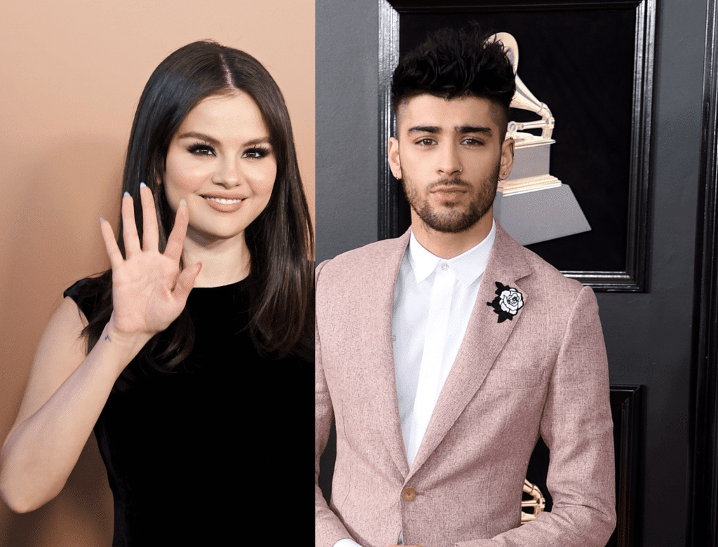 Zayn Malik, Selena Gomez, ແລະ Gigi Hadid