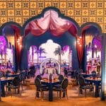 Almorzo baixo as estrelas no Fairmont The Palm