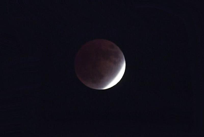 Lunar eclipse sa Mayo