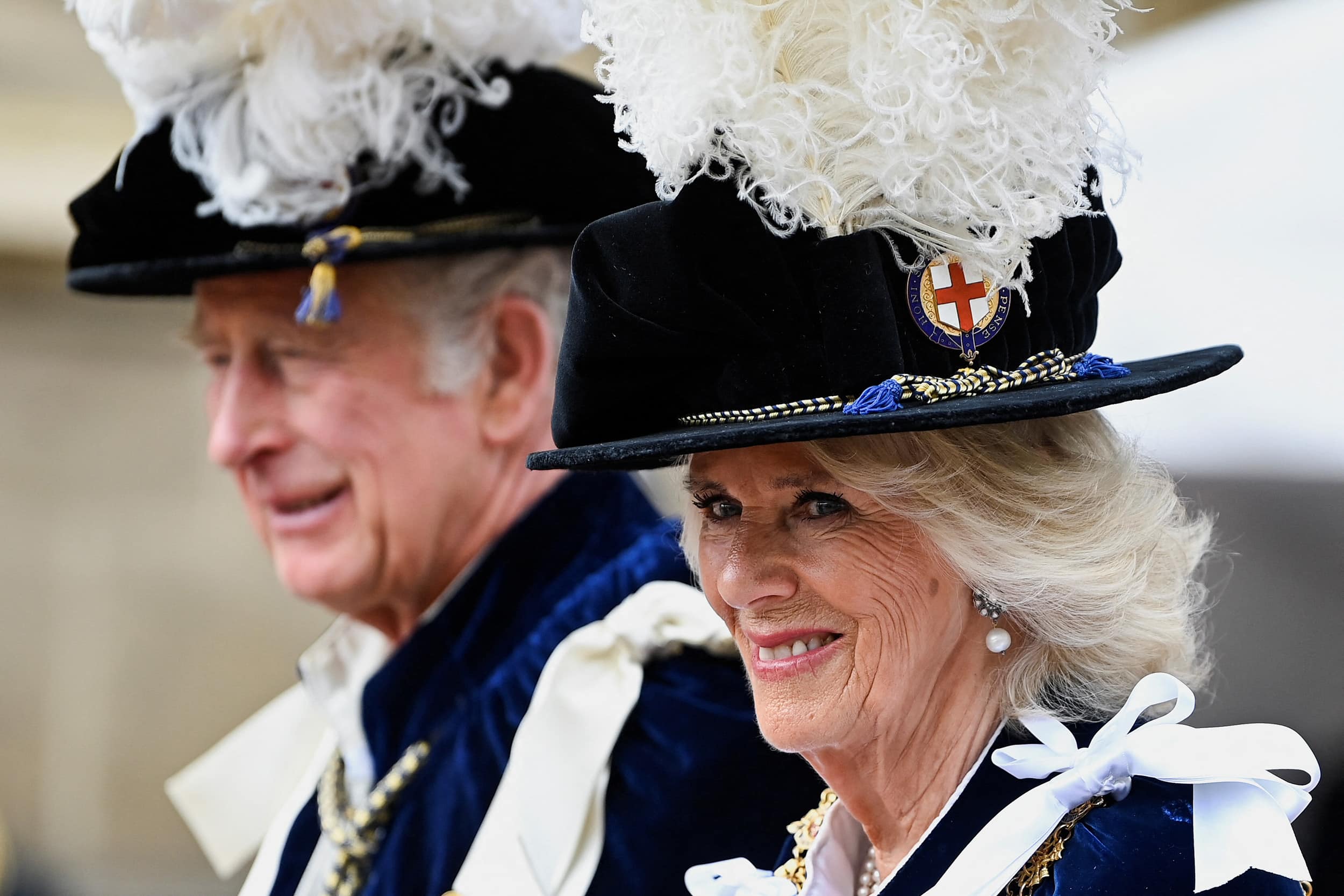 King Charles at Queen Camilla Coronation of King Charles