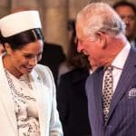 King Charles with Meghan Markle