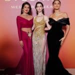 Zenadia, Anne Hathaway kaj Brita Chopra ĉe la Bulgari Gala en Venecio