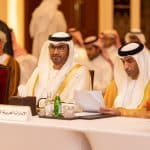 Il Ministro dell'Industria e della Tecnologia Avanzata guida la delegazione degli Emirati Arabi Uniti che partecipa alle riunioni dei Ministri dell'Industria del Consiglio di Cooperazione nel Sultanato dell'Oman