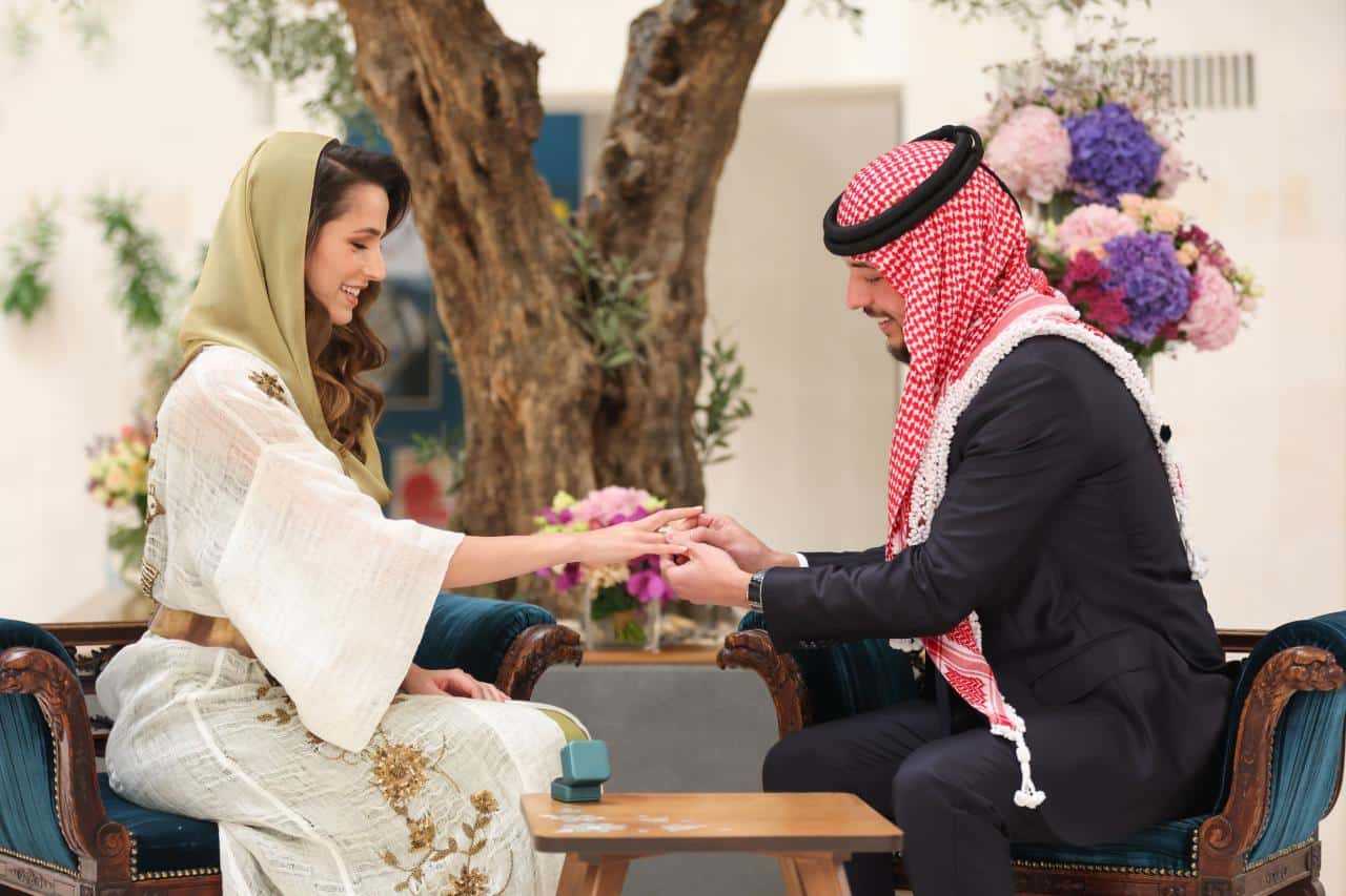 Princis Huseins un viņa līgava Radžva Al Saifs