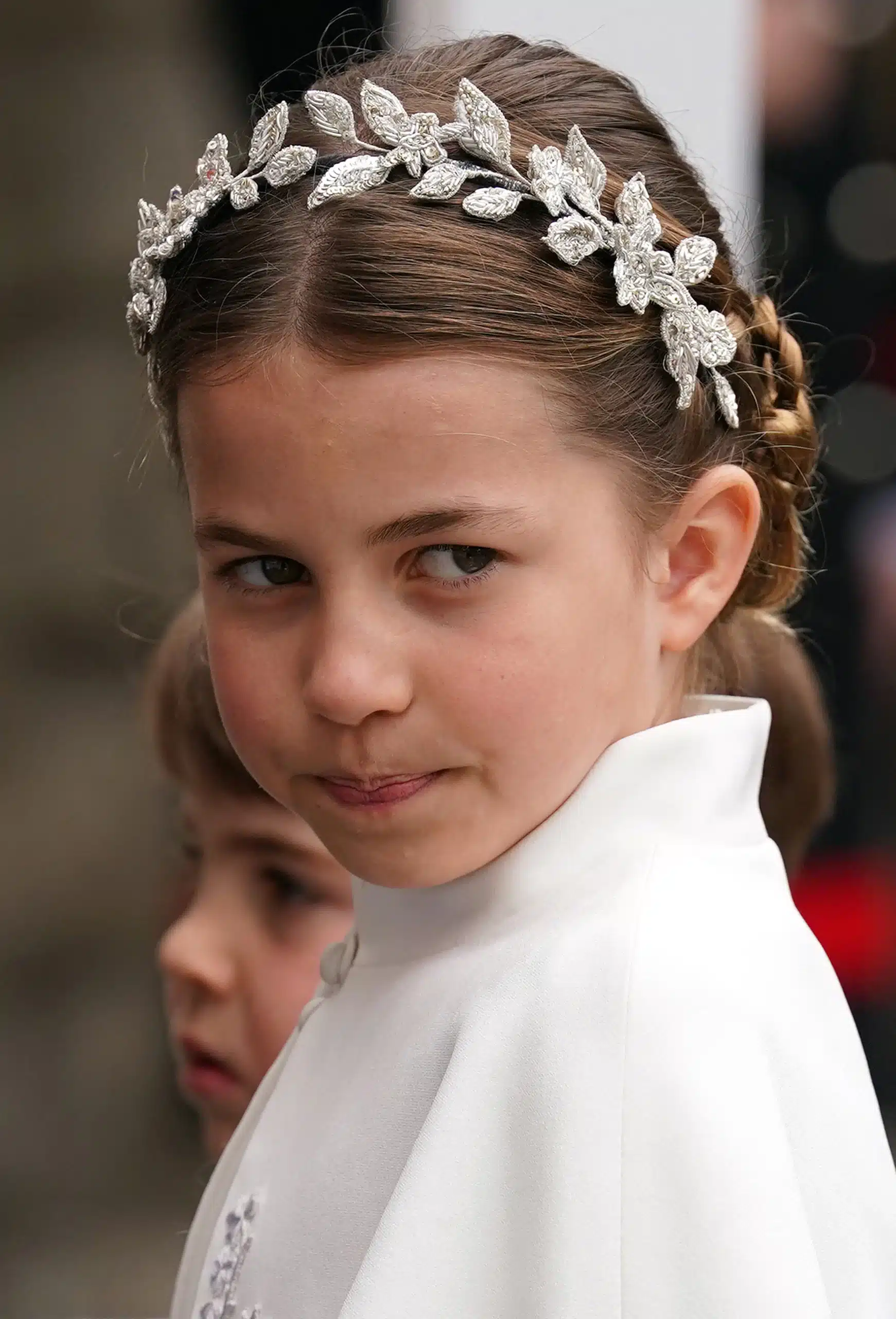 Princesa Charlotte na coroação do rei Charles