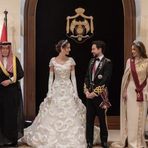 Ze svatby prince Husseina a princezny Ragwy