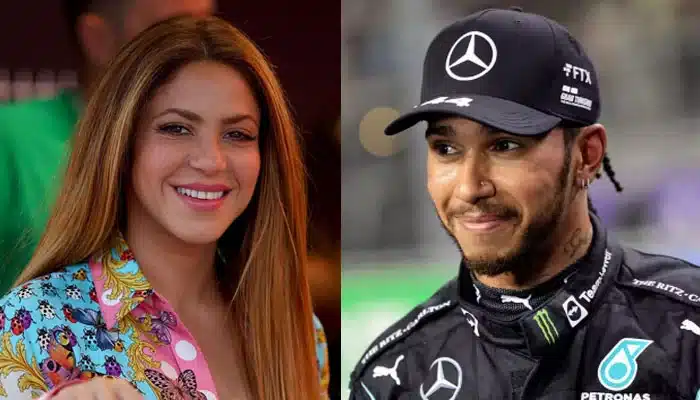 Shakira è Lewis Hamilton