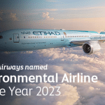 Etihad Airways vinder prisen "Green Airline of the Year 2023" fra Airline Ratings