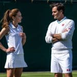 Kate Middleton iyo Roger Federer