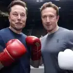Uma briga entre Elon Musk e Mark Zuckerberg