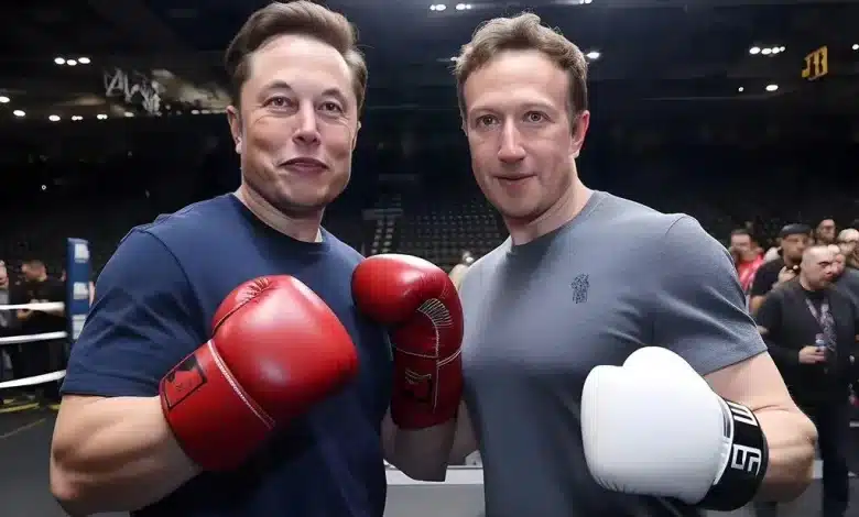 Tarung antara Elon Musk sareng Mark Zuckerberg