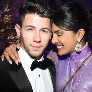 Nick Jonas agus a bhean Priyanka Chopra
